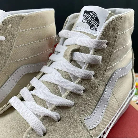 Vans Sk8-Hi Tan Checkered Tapered Women's Various Sizes